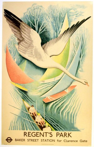 London Underground Regent Park poster